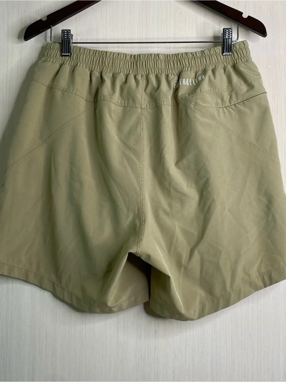 Freeballers By Meripex Apparel Men's Active Lined Khaki Shorts 6” Inseam XL